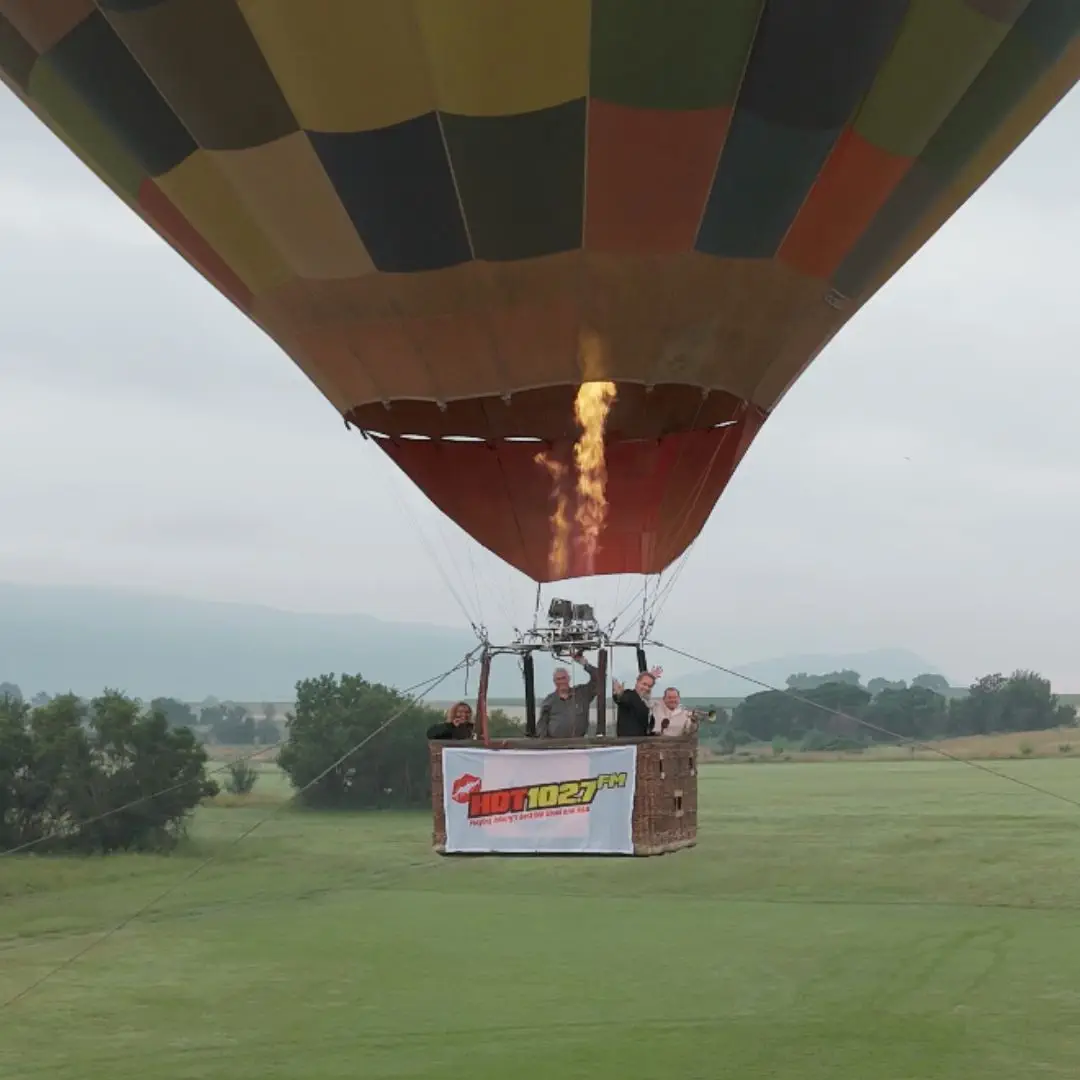 Bunny Celebrates Swingin Las Vegas 2025 on Hot Air Balloon Hot Fm